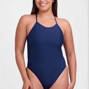 Jolyn navy One Piece Swimsuit Brandon sz 22